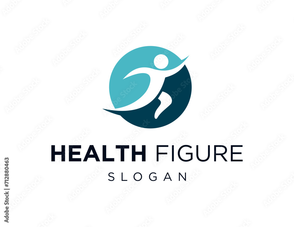 Poster the logo design is about health figure and was created using the corel draw 2018 application with a 
