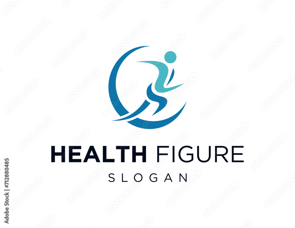 Poster the logo design is about health figure and was created using the corel draw 2018 application with a 