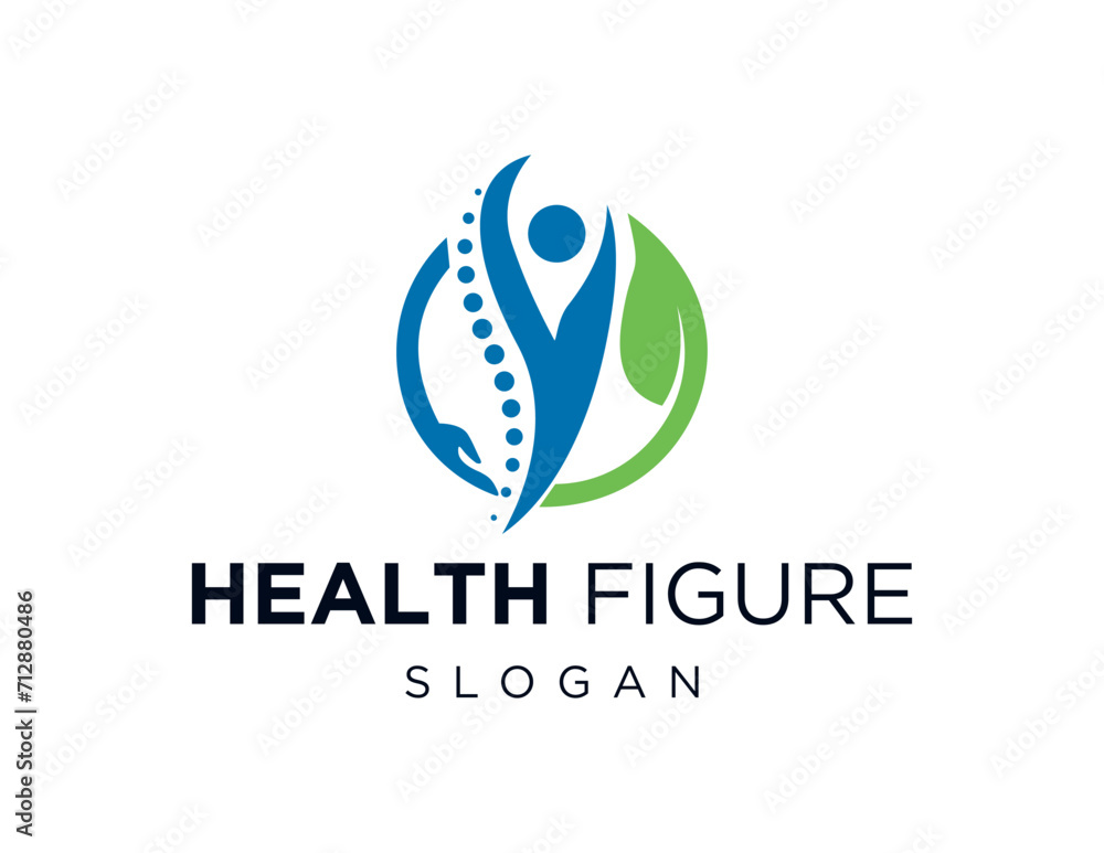 Poster the logo design is about health figure and was created using the corel draw 2018 application with a 