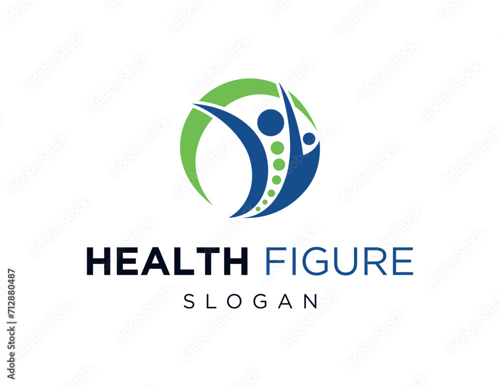 Poster the logo design is about health figure and was created using the corel draw 2018 application with a 