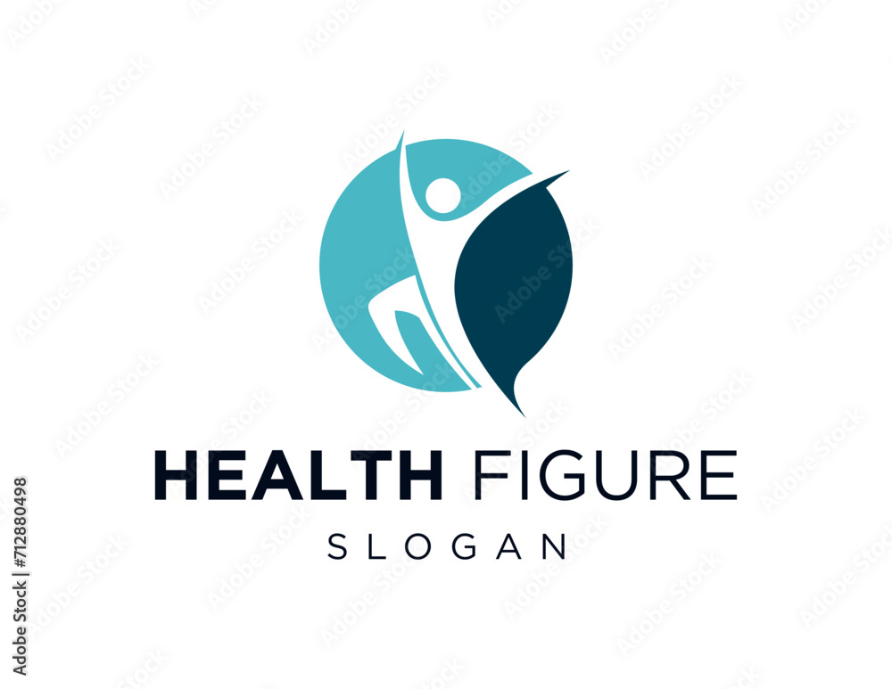 Poster the logo design is about health figure and was created using the corel draw 2018 application with a 