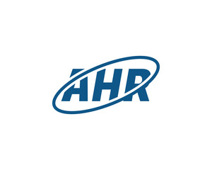 AHR Logo design vector template