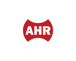 AHR Logo design vector template