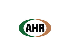 AHR Logo design vector template