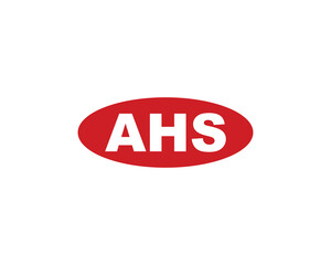 AHS Logo design vector template