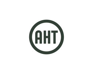 AHT Logo design vector template