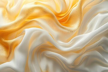 Obraz premium Abstract luxury minimalist gradient wallpaper pattern texture in pantone gold and white, platinum frosting.