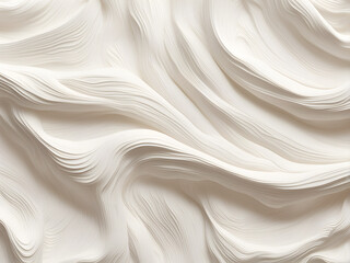 Fototapeta premium whipped-cream-texture-spread-across-the-frame-rich-cream-color-with-a-hint-of-roughness-juxtaposed