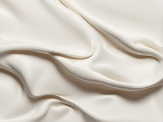 Obraz premium whipped-cream-texture-spread-across-the-frame-rich-cream-color-with-a-hint-of-roughness-juxtaposed