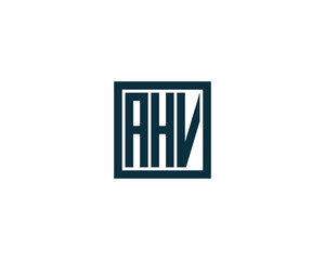 AHV logo design vector template