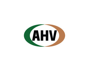 AHV logo design vector template