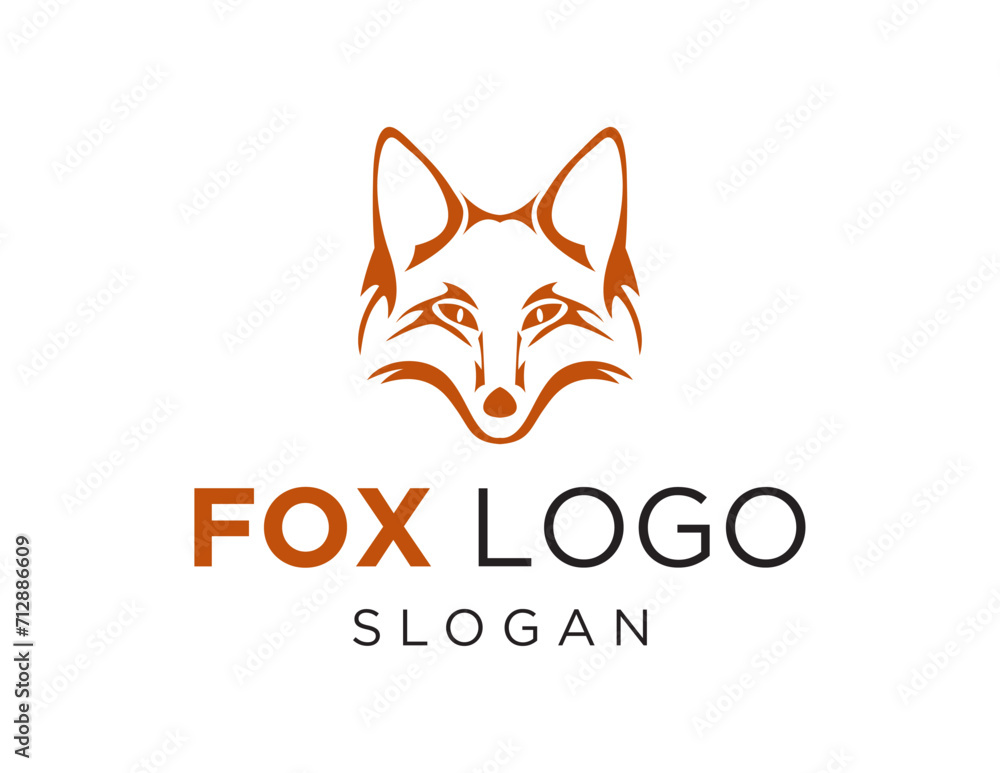 Poster the logo design is about fox and was created using the corel draw 2018 application with a white back