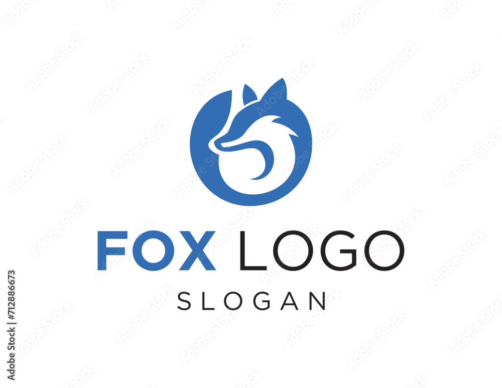 Poster the logo design is about fox and was created using the corel draw 2018 application with a white back