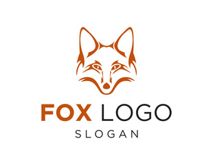 The logo design is about Fox and was created using the Corel Draw 2018 application with a white background.