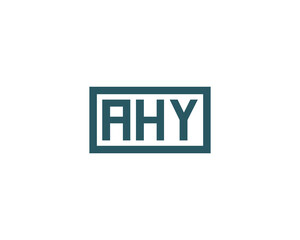 AHY logo design vector template