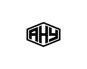 AHY logo design vector template