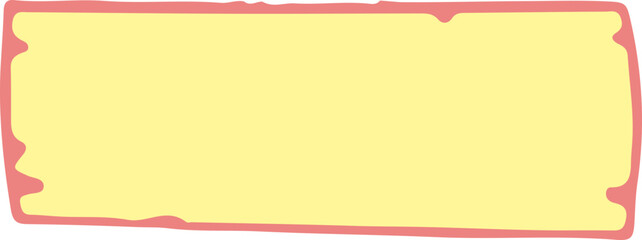 Obraz premium Doodle Frame Label