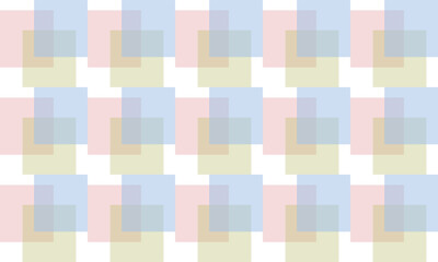 seamless pattern with colorful squares, sweet pink blue yellow green background patter, wall overlap block pattern as seamless repeat style, replete image design for fabric printing

