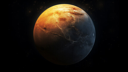Obraz na płótnie Canvas solar system planet mercury