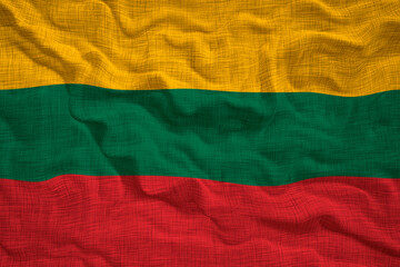 National flag  of Lithuania. Background  with flag of Lithuania.