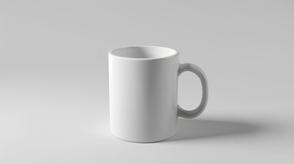 Obraz premium white mug cup mockup