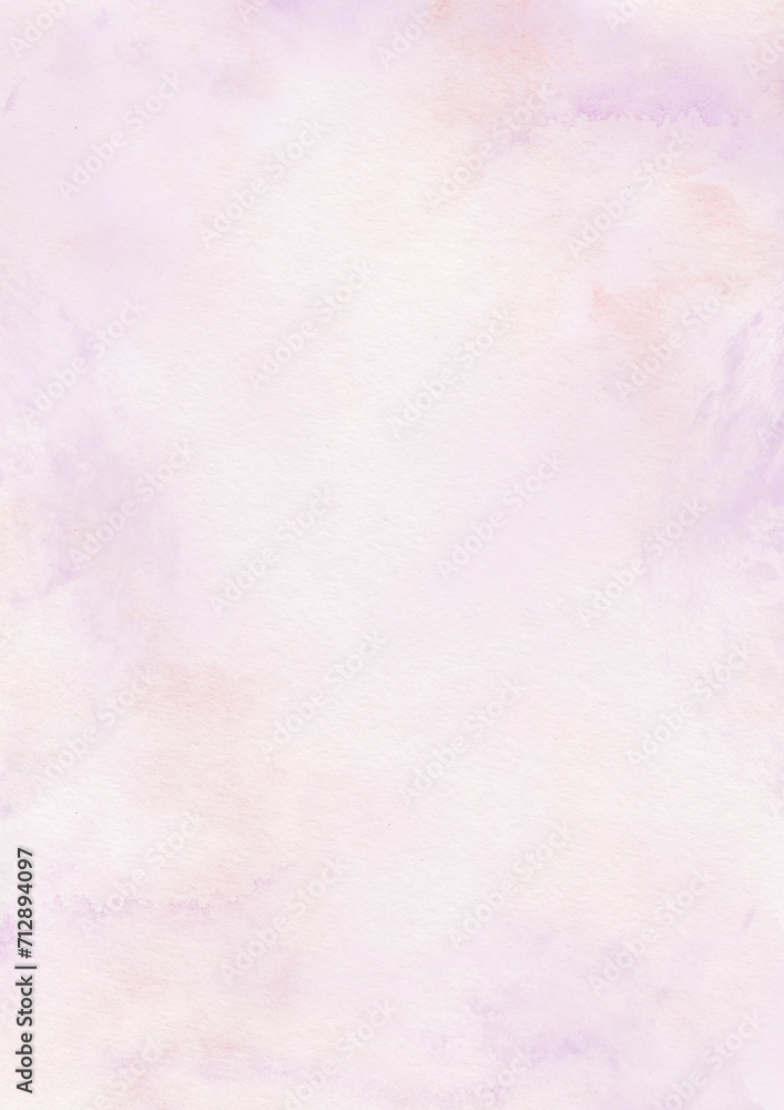 Poster Pink pastel Stains and Blob on watercolor paper Texture Backgrounds, Soft pastel background artistic element for templates invitation card design