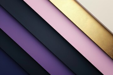 Obraz premium Abstract luxury minimalist gradient wallpaper pattern texture in pantone gold and violet.