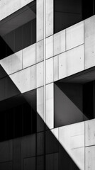 minimalist architecture. black and white fine art. urban environments with modern buildings. 
