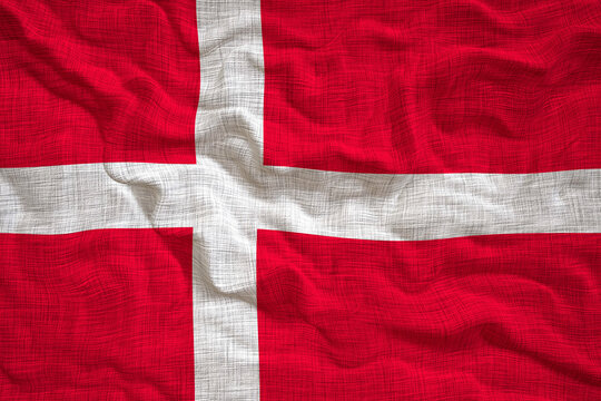 National flag of Denmark Background for editors and designers. National holiday