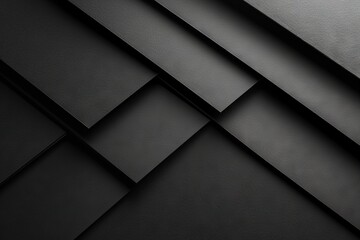 Abstract luxury minimalist gradient wallpaper pattern texture in pantone black. - obrazy, fototapety, plakaty