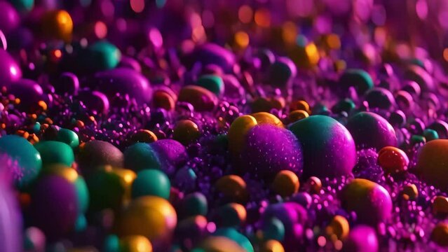 colorful pheromones, microscopic world. Generative AI