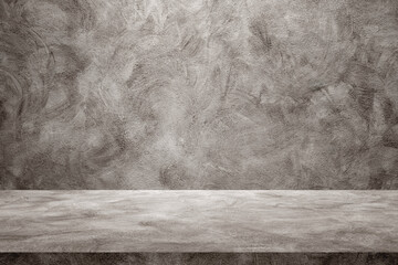 Wall cement interior background, studio and backdrops show texture concrete cement with color dark...