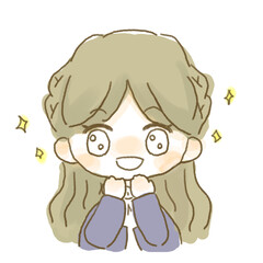 キラキラした表情を浮かべる女の子