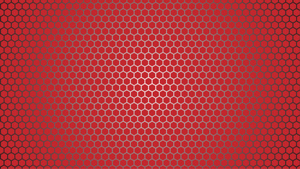 Light Red layout with hexagonal shapes. Design in abstract style with hexagons. Pattern for the texture of wallpapers.3D rendering