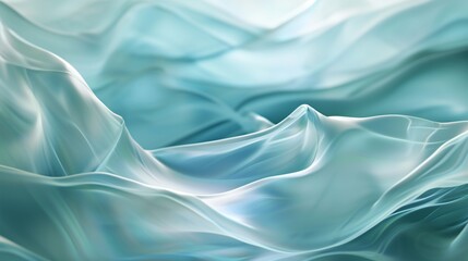 Fototapeta premium Essence of a leaf gently kissed by ice, portraying the calming rhythms and fluid, flowing forms of winter's tranquil symphony.