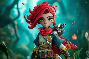 game character background 3d stylish wallpaper illustration