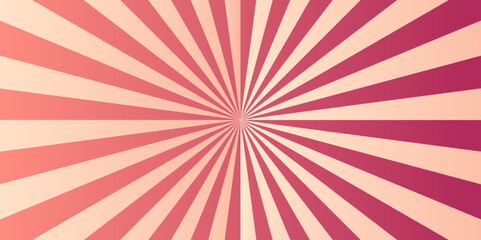 Abstract background with sunburst pattern colorful design. Vintage sunrays illustration swirl grunge backdrop line. 