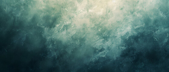 A dense fog envelops a solitary cloud, creating an ethereal and mysterious atmosphere - obrazy, fototapety, plakaty