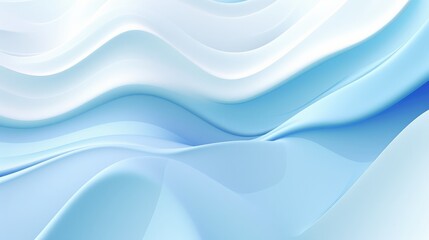 A blue and white wave background