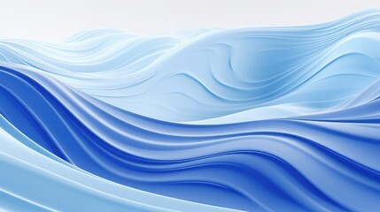 A blue and white wave background