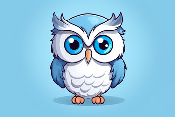Obraz premium A cute illustration of an owl