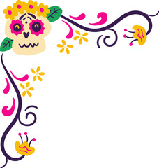 Papel Picado Floral Decoration 