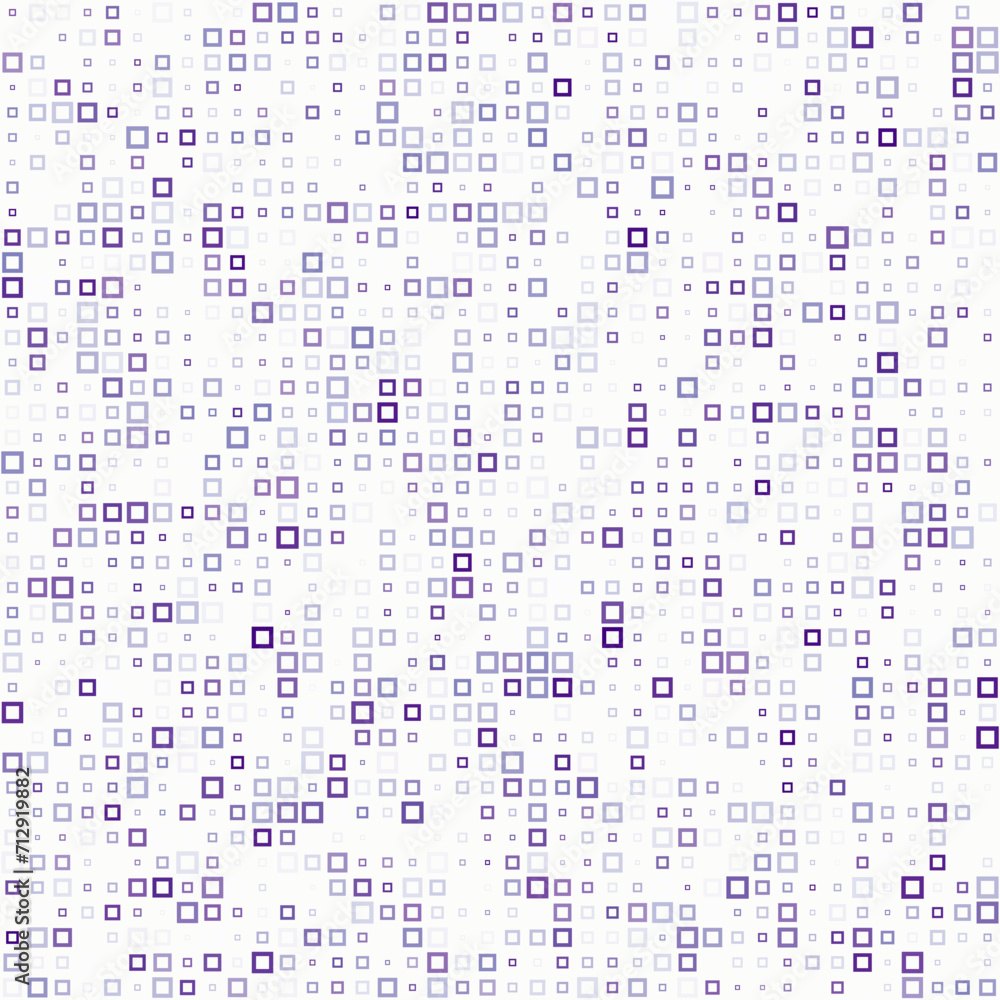 Aufkleber seamless geometric pattern. square frames in multiple colors. soft pastel hues with a lavender under