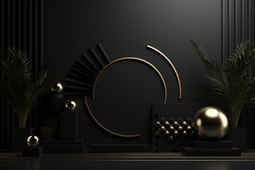 Abstract black wallpaper
