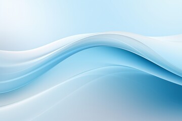 Fototapeta premium Abstract blue color wallpaper design with swirl and waves pattern