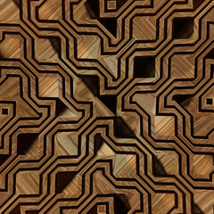 Check brown and beige plaid pattern tweed. Seamless neutral glen plaid vector illustration for spring summer autumn winter dress, scarf, jacket, skirt, plaid background, tartan floor.