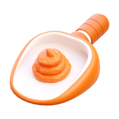 3d render pet poop shovel icon