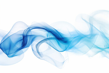 Abstract Modern Waved Blue Background 