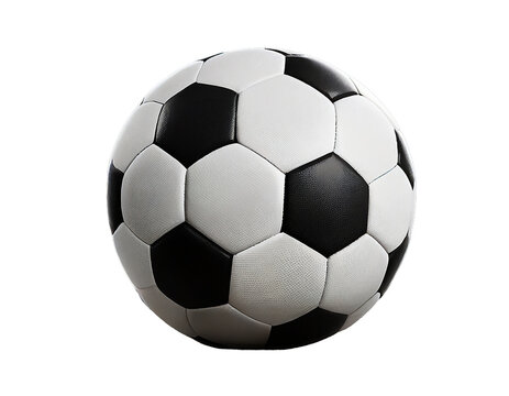 vector isolated realistic soccer ball over white