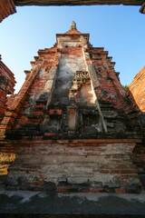 Wat Chaiwatthanaram Ayutthaya Province, Thailand, built in the reign of King Prasat Thong in 1630,...